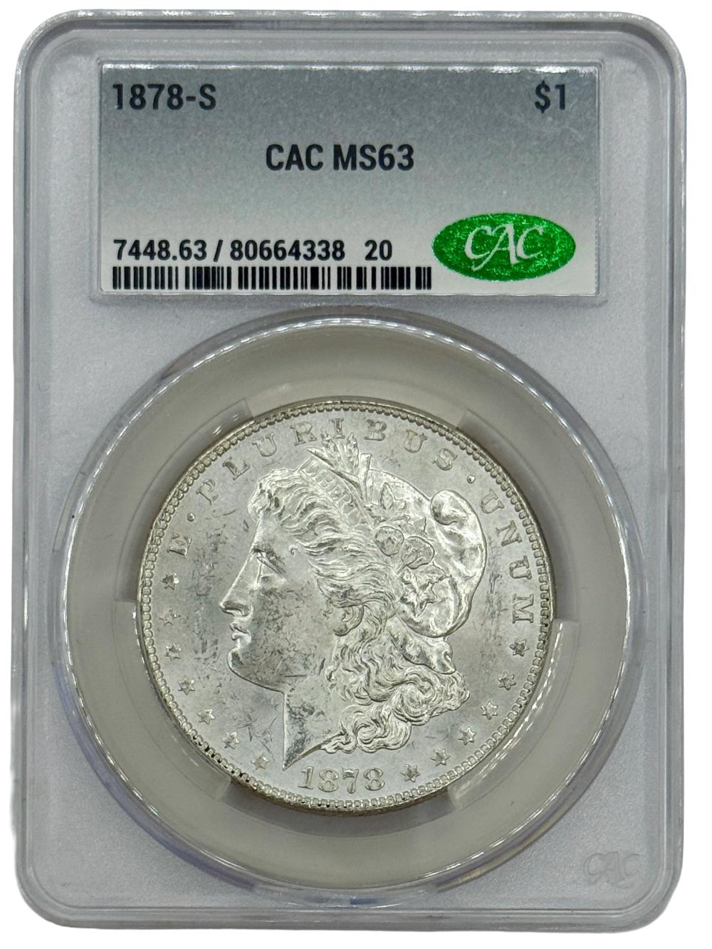 1887-O Morgan Silver Dollar $1, PCGS MS63| Rare Coins for Sale